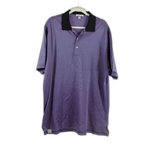 Peter Millar 100% Cotton Polo Shirt‎ Golf Resort Summer Sz XL
